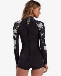 1 Surf Capsule Spring Fever - Long Sleeve Springsuit for Women Black W42G54BIP1 Billabong