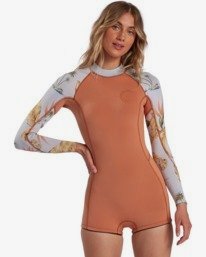 0 Surf Capsule Spring Fever - Long Sleeve Springsuit for Women White W42G54BIP1 Billabong