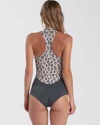 2 Surf Capsule Salty Dayz - Springsuit sans manches CHest Zip pour Femme Beige W42G55BIP1 Billabong