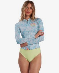 0 Surf Capsule Peeky 1 mm - Wetsuit Jacket for Women Blue W42G56BIP1 Billabong