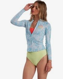 2 Surf Capsule Peeky 1 mm - Wetsuit Jacket for Women Blue W42G56BIP1 Billabong