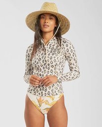 1 Surf Capsule Peeky 1 mm - Veste en néoprène pour Femme Beige W42G56BIP1 Billabong