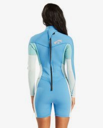 1 2/2mm Synergy - Traje de surf de primavera con manga larga y cremallera en la espalda para Mujer Negro W42G58BIP1 Billabong