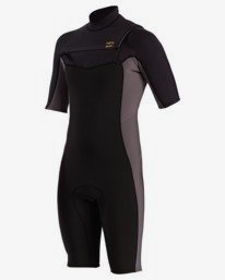 0 2/2mm Absolute - Muta estiva con zip sul petto da Uomo  W42M63BIP1 Billabong
