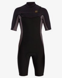 1 2/2mm Absolute - Springsuit mit Reißverschluss auf der Brust für Männer Schwarz W42M63BIP1 Billabong