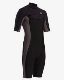 2 2/2mm Absolute - Springsuit mit Reißverschluss auf der Brust für Männer Schwarz W42M63BIP1 Billabong