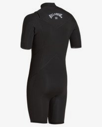 3 2/2mm Absolute - Muta estiva con zip sul petto da Uomo Black W42M63BIP1 Billabong
