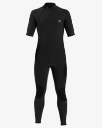 2 2/2mm Absolute - Short Sleeve Back Zip Springsuit for Men Black W42M70BIP1 Billabong