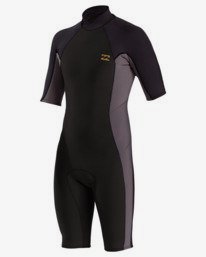 0 2/2mm Absolute - Kurzärmliger Springsuit mit Reißverschluss am Rücken für Männer  W42M72BIP1 Billabong