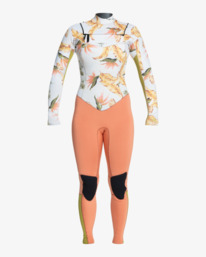 3 Salty Dayz - 3/2mm Chest Zip Wetsuit for Women White W43G50BIP1 Billabong