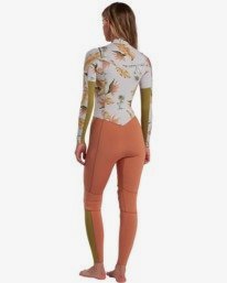 2 Salty Dayz - 3/2mm Chest Zip Wetsuit for Women White W43G50BIP1 Billabong