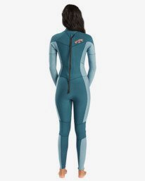 2 Synergy - Traje de surf con cremallera atrás 3/2mm para Mujer Azul W43G52BIP1 Billabong