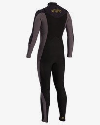 1 Absolute - 3/2mm Chest Zip GBS Wetsuit for Men Black W43M54BIP1 Billabong