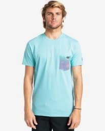 0 Team Pocket - Kurzärmeliges UPF 50 Surf T-Shirt für Männer  W4EQ06BIP1 Billabong