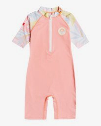 0 Billie Logo Combi - Short Sleeve UPF 50 Rash Vest for Toddlers  W4TY03BIP1 Billabong