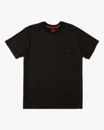 3 Adventure Division El Dorado Hemp Stripe - Camiseta para Hombre Negro X1JE27BIS1 Billabong