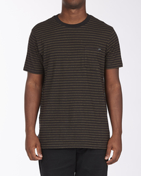 0 Adventure Division El Dorado Hemp Stripe - Camiseta para Hombre Negro X1JE27BIS1 Billabong
