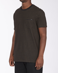 2 Adventure Division El Dorado Hemp Stripe - Camiseta para Hombre Negro X1JE27BIS1 Billabong