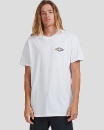 1 Diamond Skies - T-shirt voor Heren White X1SS18BIS1 Billabong