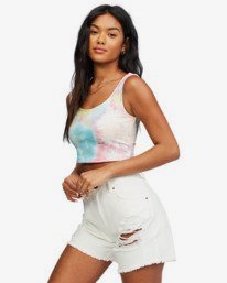 6 Stay Sunny - Scoop Neck Top for Women  X3KT27BIS1 Billabong