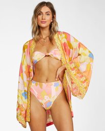 1 Loveland - Bedekkende Strandkimono voor Dames Brown X3OS01BIS1 Billabong