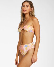 2 Groovy Garden Lulu Bandeau - Haut de bikini en matière recyclée pour Femme Marron X3ST10BIS1 Billabong