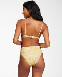 3 Make You Mine Coco Bralette - Recycled Bikini Top for Women Yellow X3ST14BIS1 Billabong
