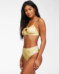 2 Make You Mine Coco Bralette - Recycled Bikini Top for Women Yellow X3ST14BIS1 Billabong