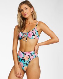 2 Tropic Time Ruched Underwire - Top de bikini de tejido reciclado para Mujer  X3ST16BIS1 Billabong