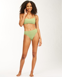 2 Sol Searcher - One- Shoulder Bikini Top for Women Green X3ST24BIMU Billabong