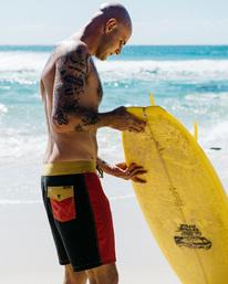 0 Wrangler Icons 17" - Boardshort pour Homme Rouge Z1BS06BIF1 Billabong