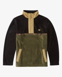 4 Boundary - Fleecetrui met Halve Rits voor Heren  Z1FL45BIF1 Billabong