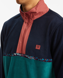 3 Boundary - Fleecetrui met Halve Rits voor Heren Blue Z1FL45BIF1 Billabong