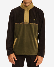 0 Boundary - Fleecetrui met Halve Rits voor Heren  Z1FL45BIF1 Billabong