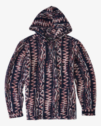 5 Furnace Anorak - Water Repellent Hooded Furnace Fleece for Men Blue Z1FL46BIF1 Billabong