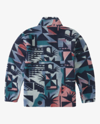 6 Boundary - Furnace-Fleece mit Halbreißverschluss für Männer Blau Z1FL52BIF1 Billabong