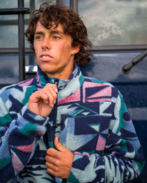 0 Boundary - Furnace-Fleece mit Halbreißverschluss für Männer Blau Z1FL52BIF1 Billabong