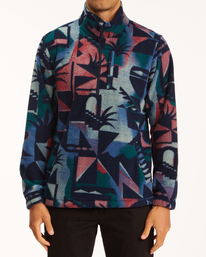 1 Boundary - Furnace-Fleece mit Halbreißverschluss für Männer Blau Z1FL52BIF1 Billabong