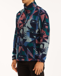 3 Boundary - Furnace-Fleece mit Halbreißverschluss für Männer Blau Z1FL52BIF1 Billabong