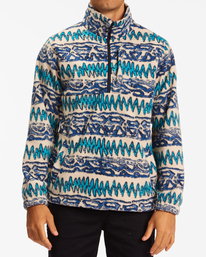 1 Boundary - Half Zip Furnace Fleece for Men Gray Z1FL52BIF1 Billabong