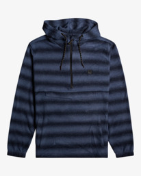 0 Boundary - Sweat à capuche demi-zip pour Homme Bleu Z1FL53BIF1 Billabong