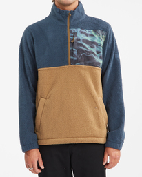 2 Boundary - Polaire Furnace demi-zip pour Homme Bleu Z1FL60BIF1 Billabong