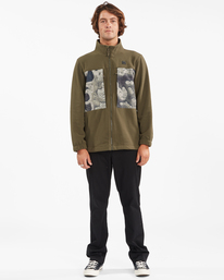 3 Canyon - Sweatshirt mit Reißverschluss für Männer Weiss Z1FL62BIF1 Billabong