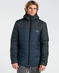 0 Surf Check Puffer - Chaqueta Acolchada  para Hombre Azul Z1JK37BIF1 Billabong