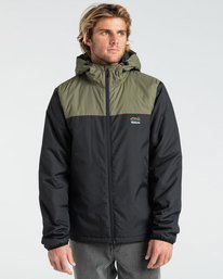 0 Bus Stop - Puffer Jacket for Men Preto Z1JK38BIF1 Billabong