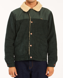 1 Wrangler Range - Corduroy Jacket for Men Green Z1JK48BIF1 Billabong