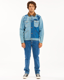 2 Wrangler Team Ranch Mixup - Denim Jacket for Men Blue Z1JK52BIF1 Billabong