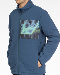 10 Adventure Division Collection Burkard Journey - Donsjack voor Heren Blue Z1JK54BIF1 Billabong