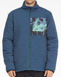 2 Adventure Division Collection Burkard Journey - Donsjack voor Heren Blue Z1JK54BIF1 Billabong