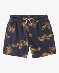 1 Wrangler Hazy Paisley Layback 17" - Boardshort para Hombre Azul Z1LB03BIF1 Billabong